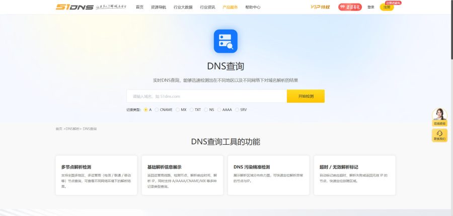 帝恩思DNS查询